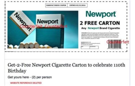 are my newports counterfeit 2016